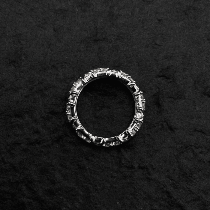 Must Dazzling 925 Sterling Silver Premium Moissanite Thorn Ring - Edgy Statement Design