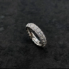 Full Pave Starry Sky Moissanite Eternity Band - 925 Sterling Silver