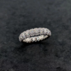Full Pave Starry Sky Moissanite Eternity Band - 925 Sterling Silver