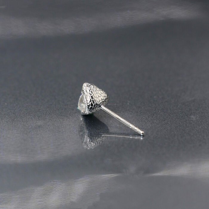 Designer Pave Cobra Head Moissanite Earrings - 925 Sterling Silver Limited Edition