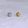 Premium Daisy Moissanite Earrings | 925 Silver with Exquisite Petal Detailing