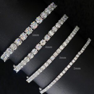 Must Dazzling 925silver Moissanite tennis bracelet