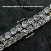 Must Dazzling 925silver Moissanite tennis bracelet