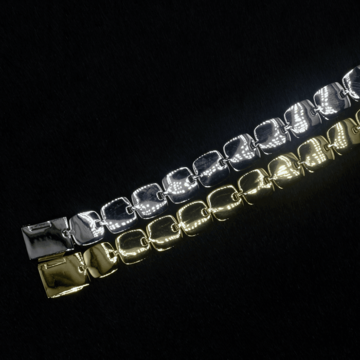 Copper Alloy 5A Zircon 11MM Paved Bracelet | Super Sparkling Sugar Cube Tennis Bracelet
