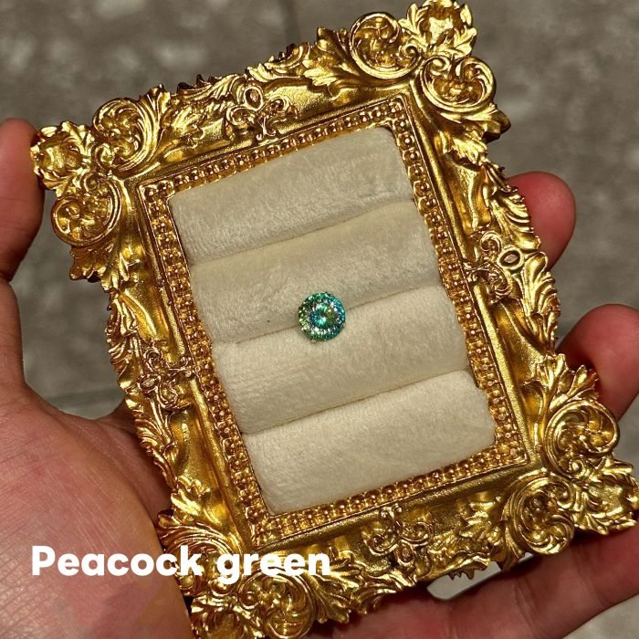 925 Silver 5A Zircon Colorist Series Bird's Nest Cut Stud Earrings