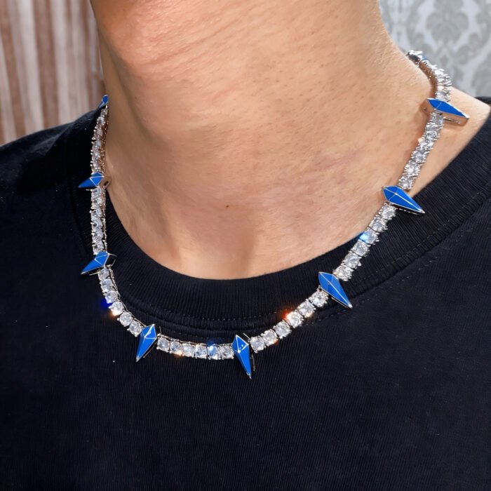 Glow-in-the-Dark Black Panther Tennis Chain | Brass Alloy 5A Grade Cubic Zirconia Hip Hop Style