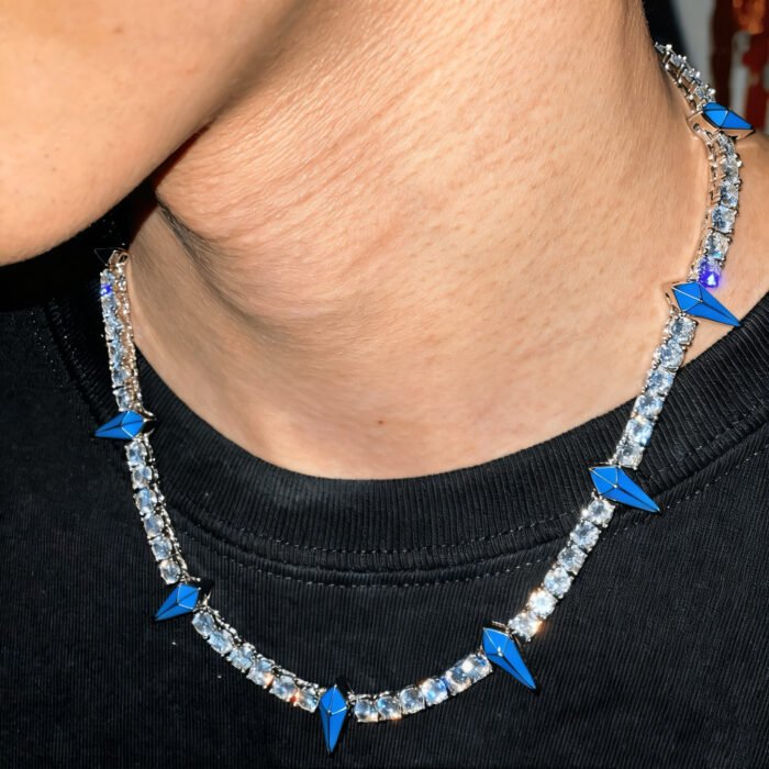 Glow-in-the-Dark Black Panther Tennis Chain | Brass Alloy 5A Grade Cubic Zirconia Hip Hop Style