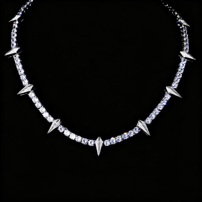 Glow-in-the-Dark Black Panther Tennis Chain | Brass Alloy 5A Grade Cubic Zirconia Hip Hop Style